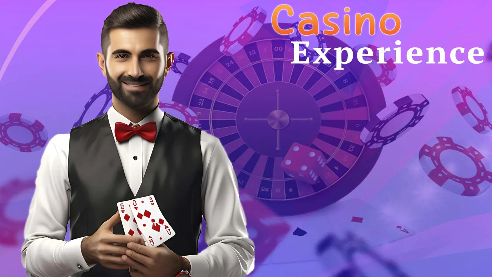 Experience the atmosphere of a real land-based gambling establishment