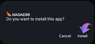 Select the "Install" option, and wait for the installation process to complete