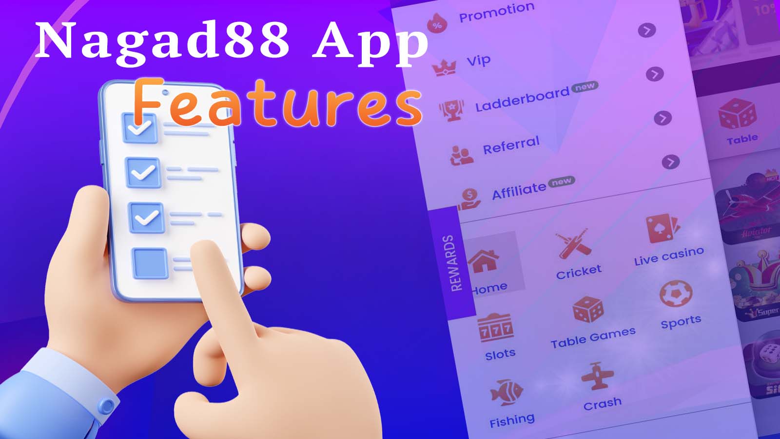 See the features of Nagad88