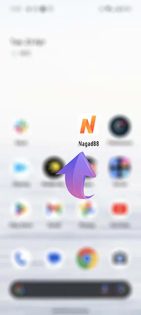 Click on the Nagad88 icon to launch app