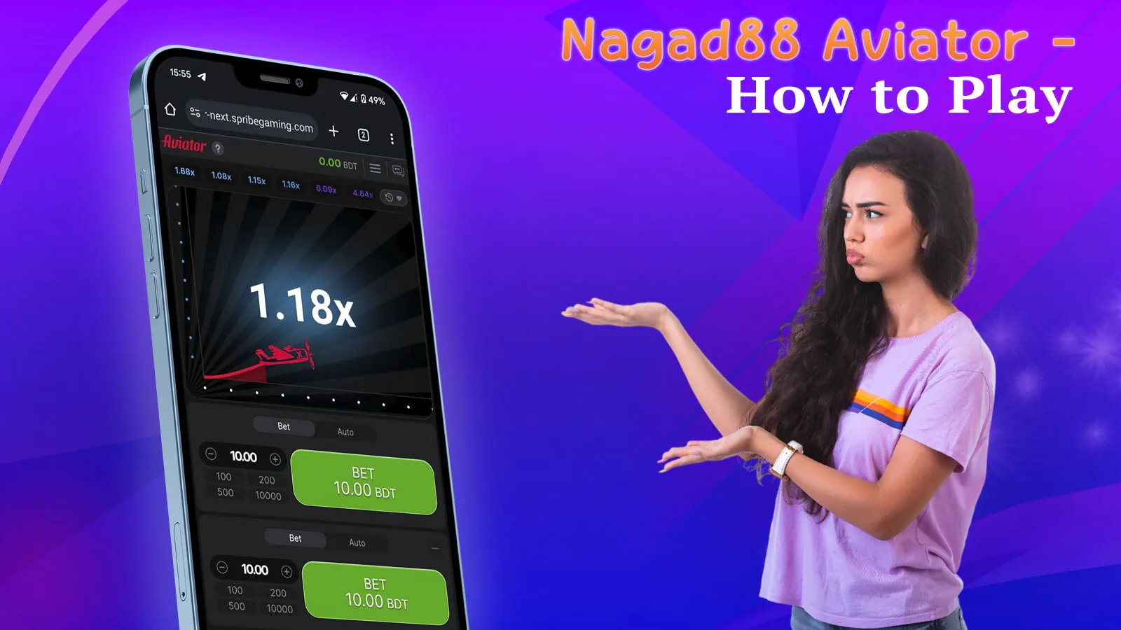 How to play Aviator on Nagad88 platform
