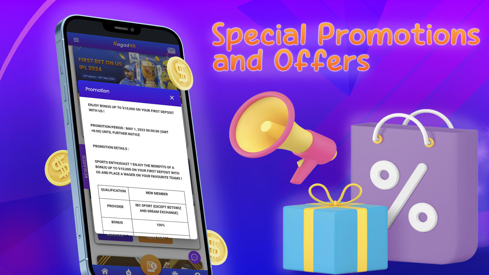 Regular special offers and promotions from Nagad88
