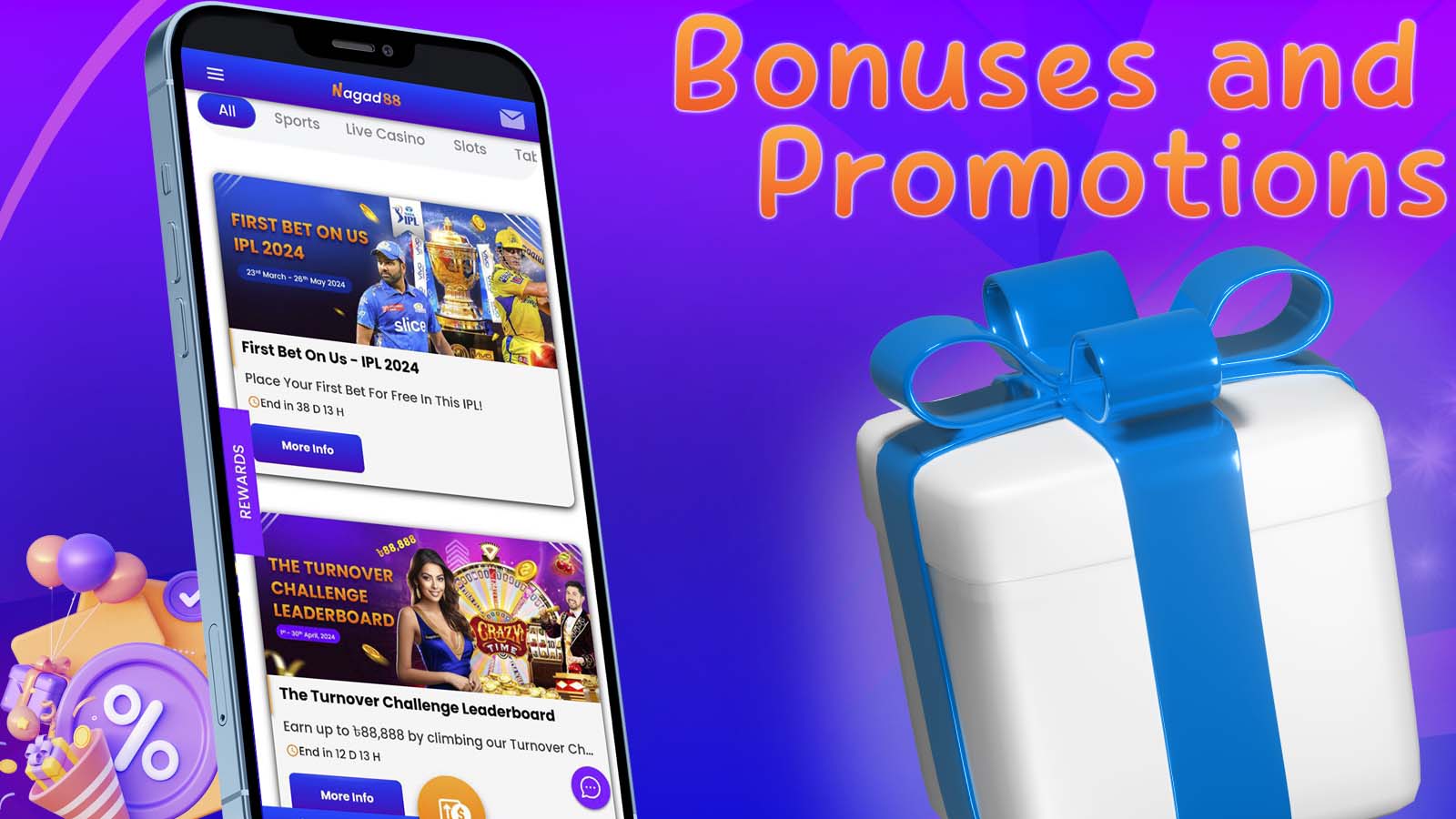 Get bonuses and promotions with Nagad88