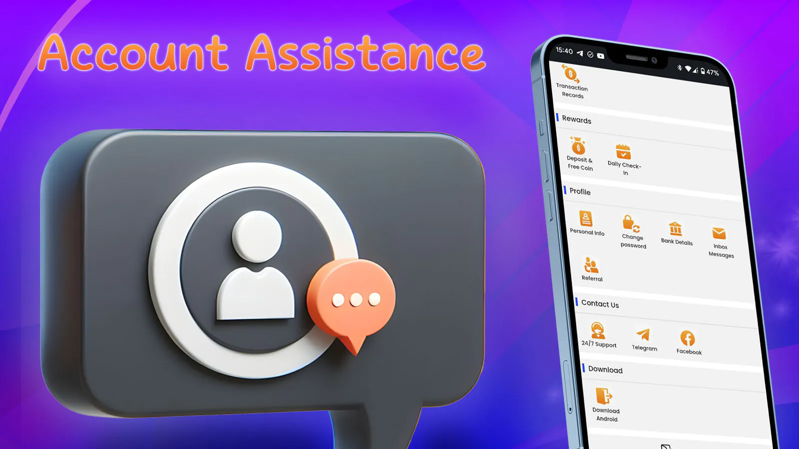 Managing an account with Nagad88