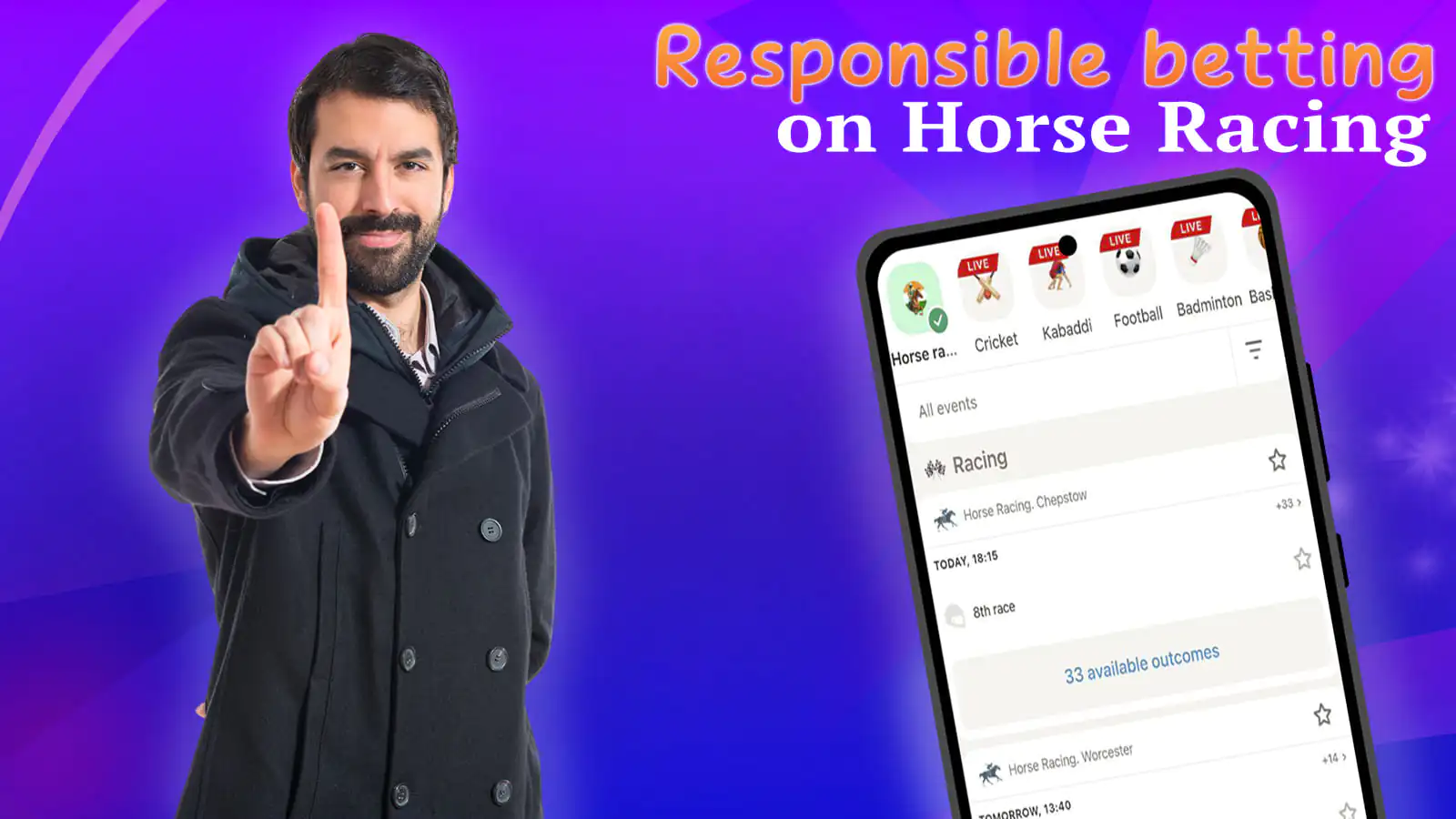 Responsible approach to horse racing betting