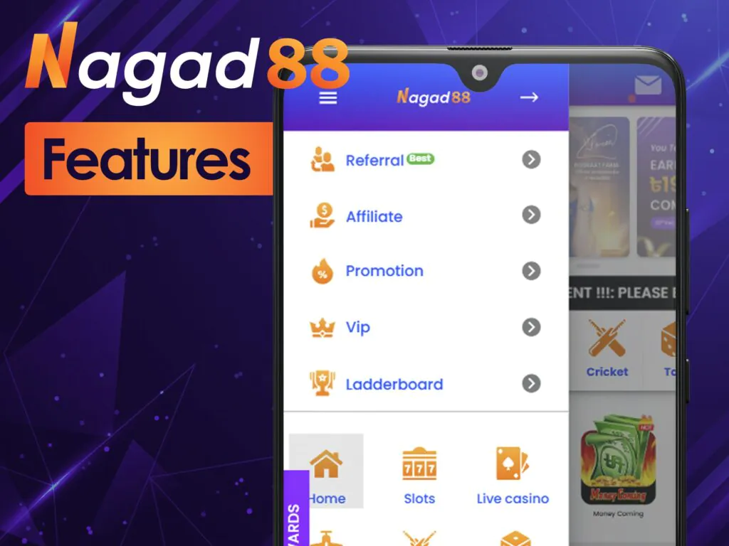 The features of the Nagad88 platform